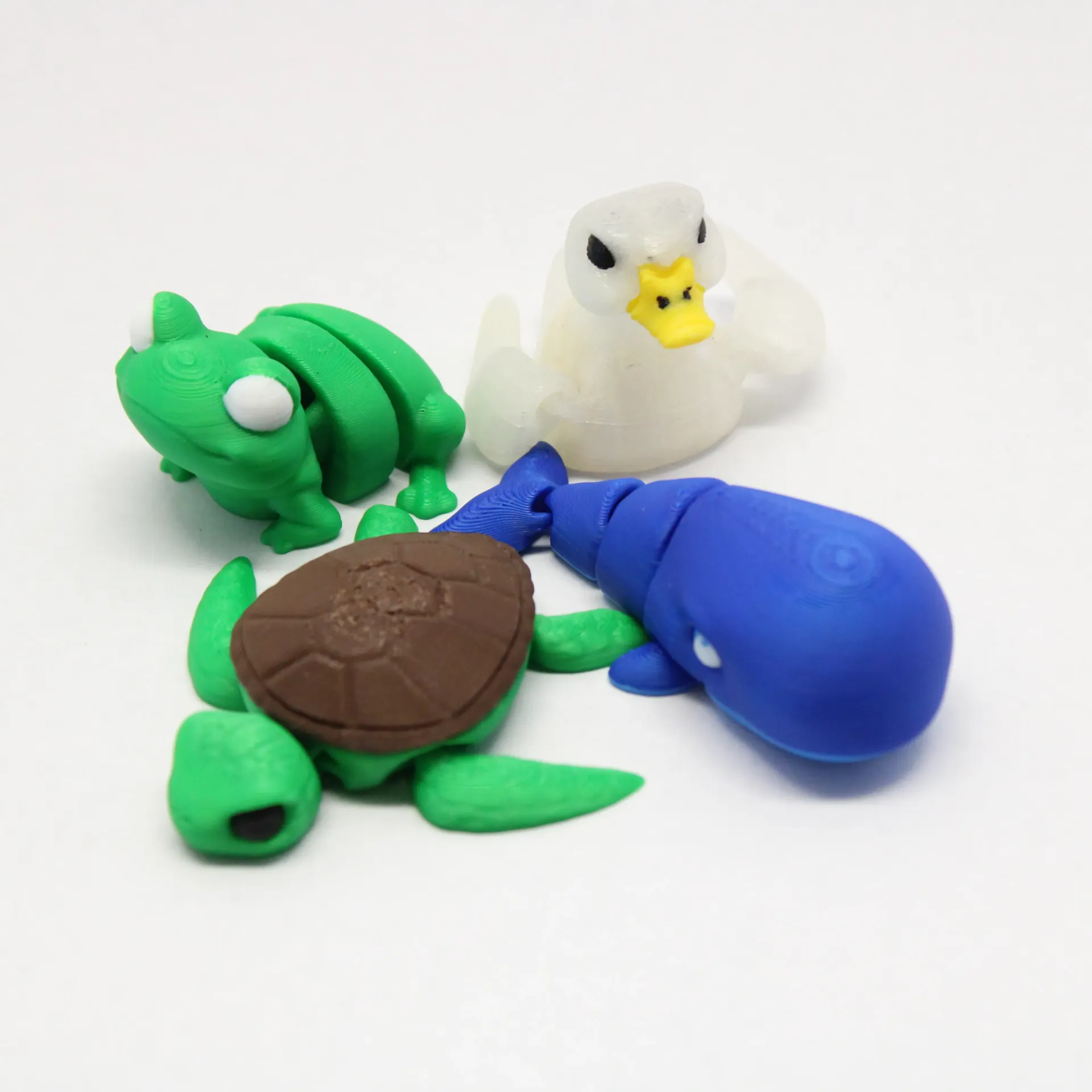 Glowing Articulated Duckling (White)