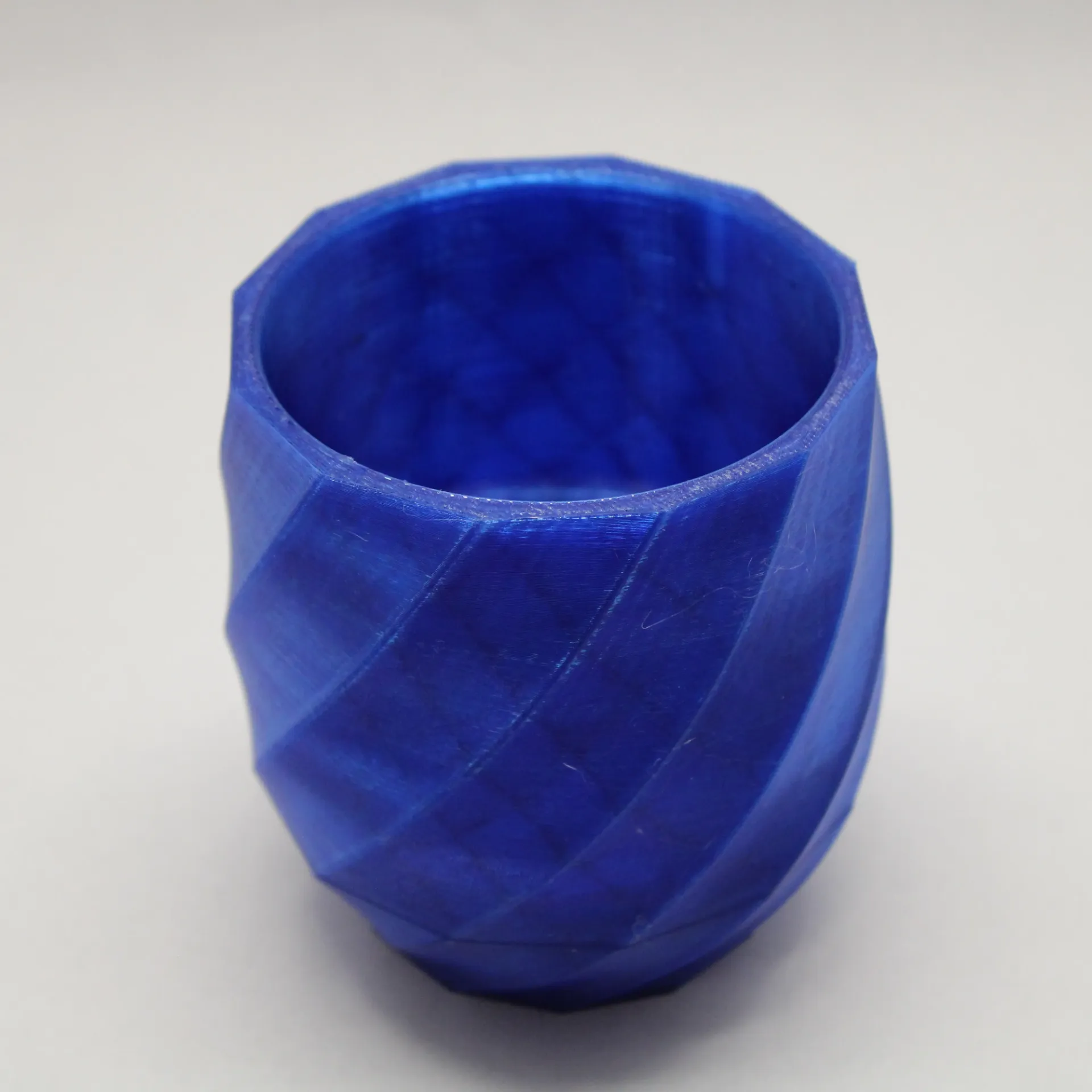 2.75" Tabletop Planters - Swirl (White)