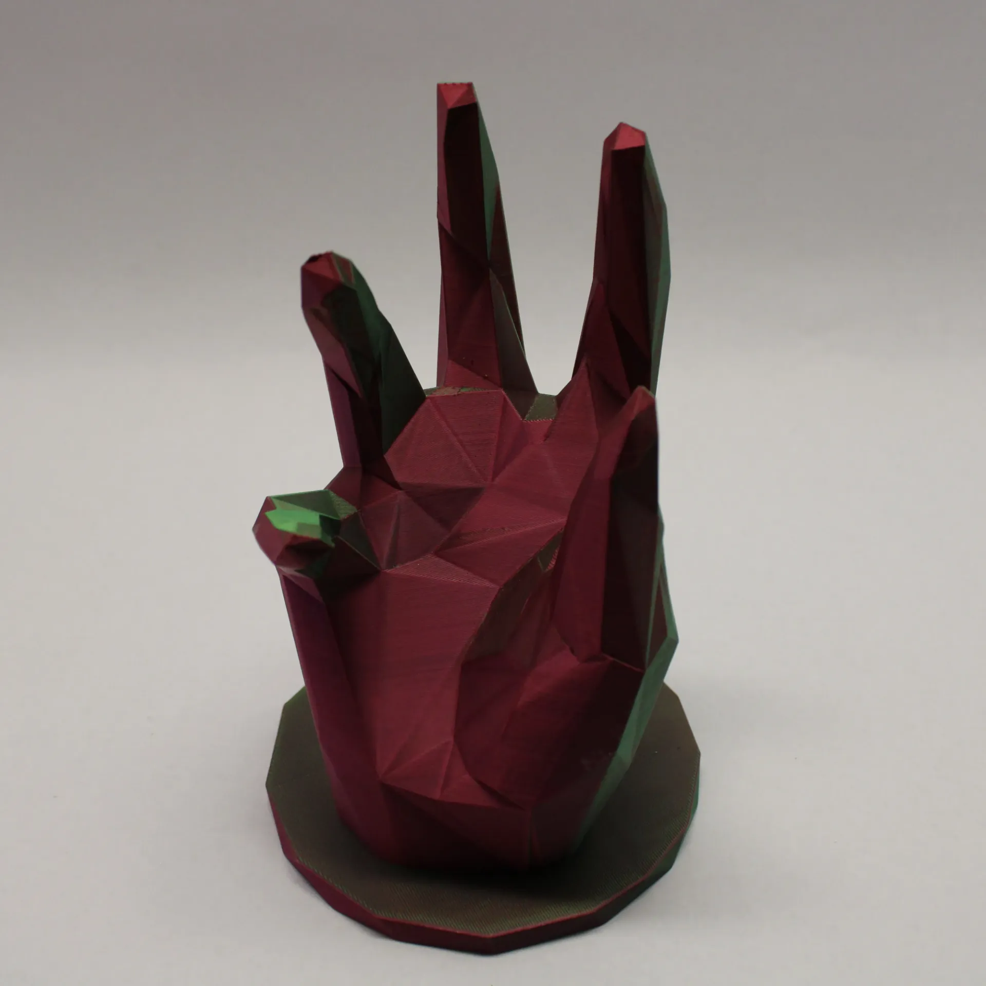 Polygonal Hand Collection - Jewelry  (White)