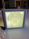 4-Panel Lithophane Box (custom photos)