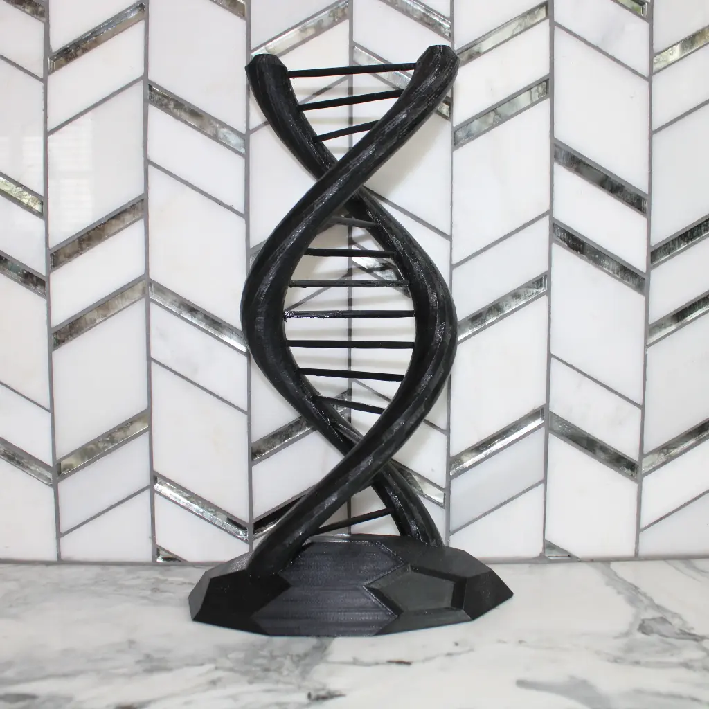 Double Helix DNA Centerpiece (White)