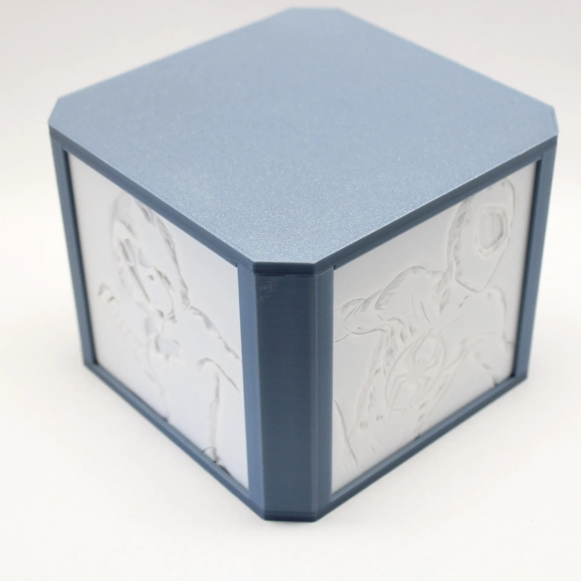 4-Panel Lithophane Box (custom photos)