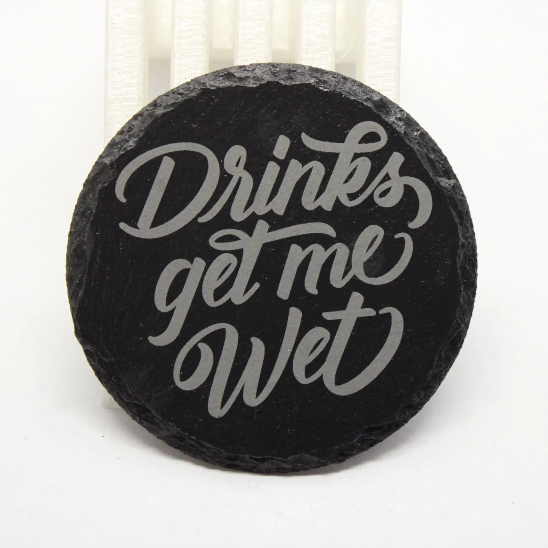 Round Slate Coaster w/ Custom Image