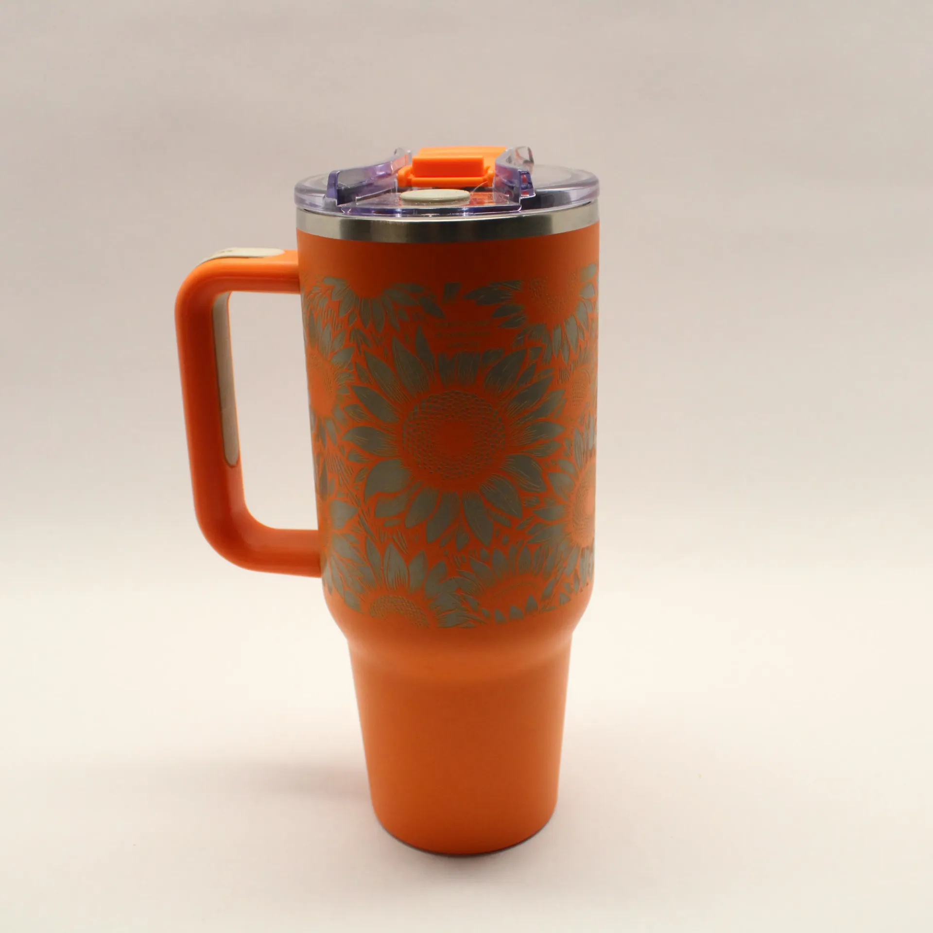 40oz Custom Etched HOGG Tumbler (White)